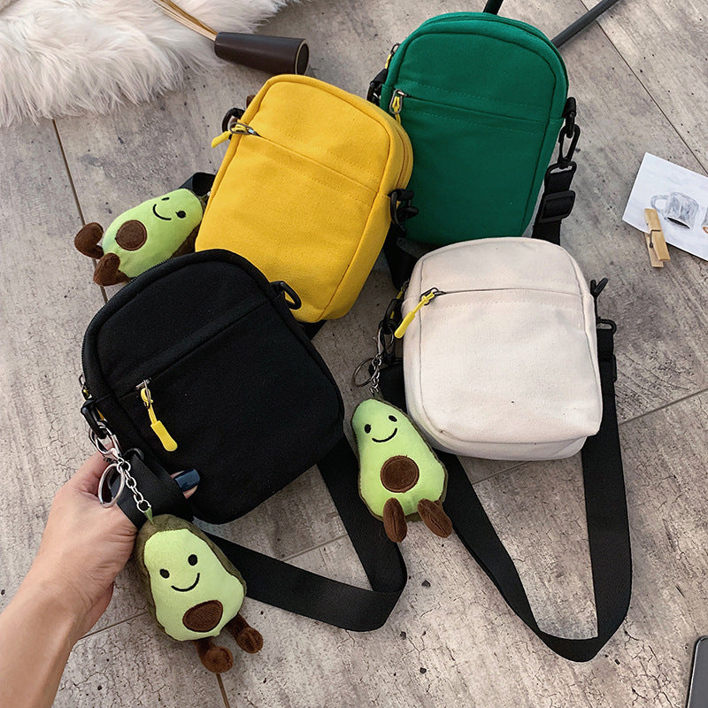 Women's Canvas Korean Style Pop Cute Women's Shoulder Bag