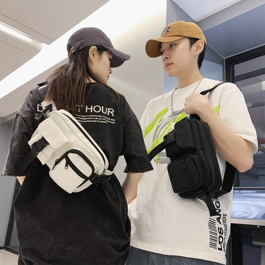 Women's & Men's & Trendy Cool Slanted Street Fashion Men's Chest Bags
