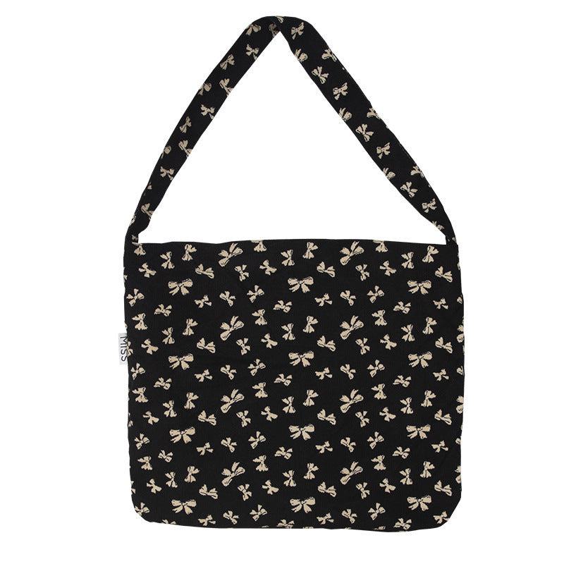 Canvas Leopard Print Floral Song White Zhang Prosperous Women's Shoulder Bag