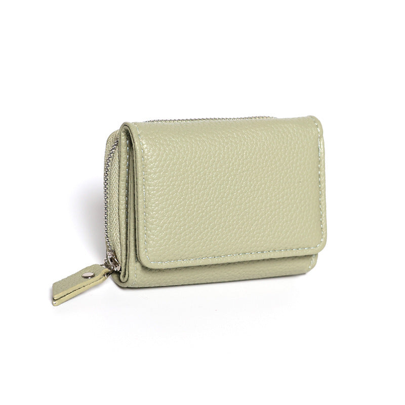 Women's Leather Tactile Feel Mini Short Large Ladies Wallets