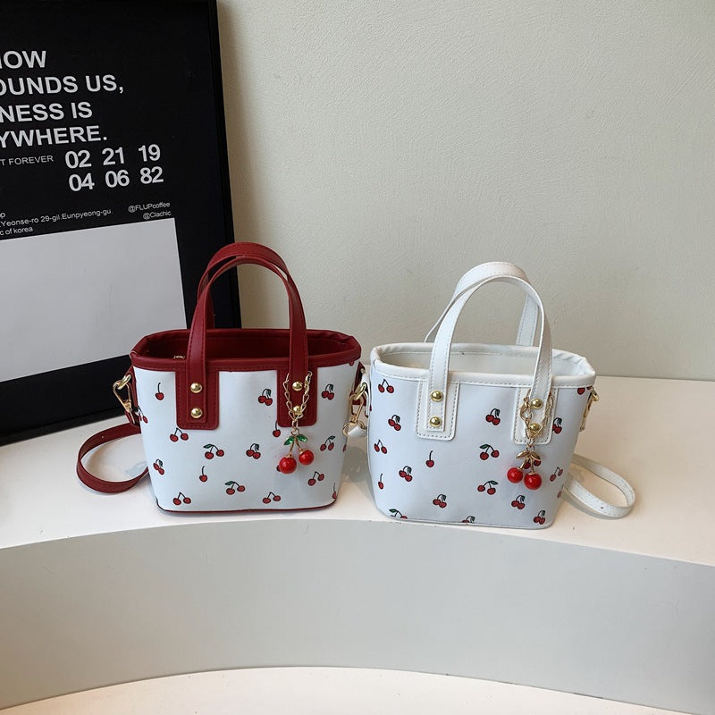 Women's Style Summer Cherry Fashion Large Capacity Bags
