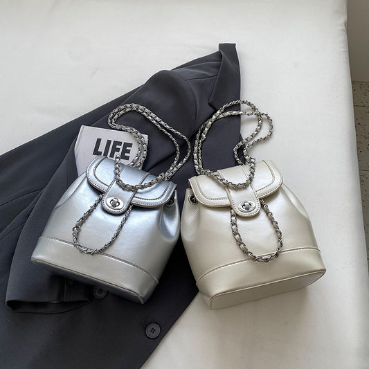 Women's Classic Style Trendy Fashion Chain Backpacks