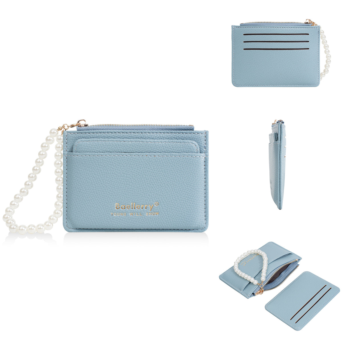 Multiple Slots High Sense Female Fashion Pearl Ladies Wallet