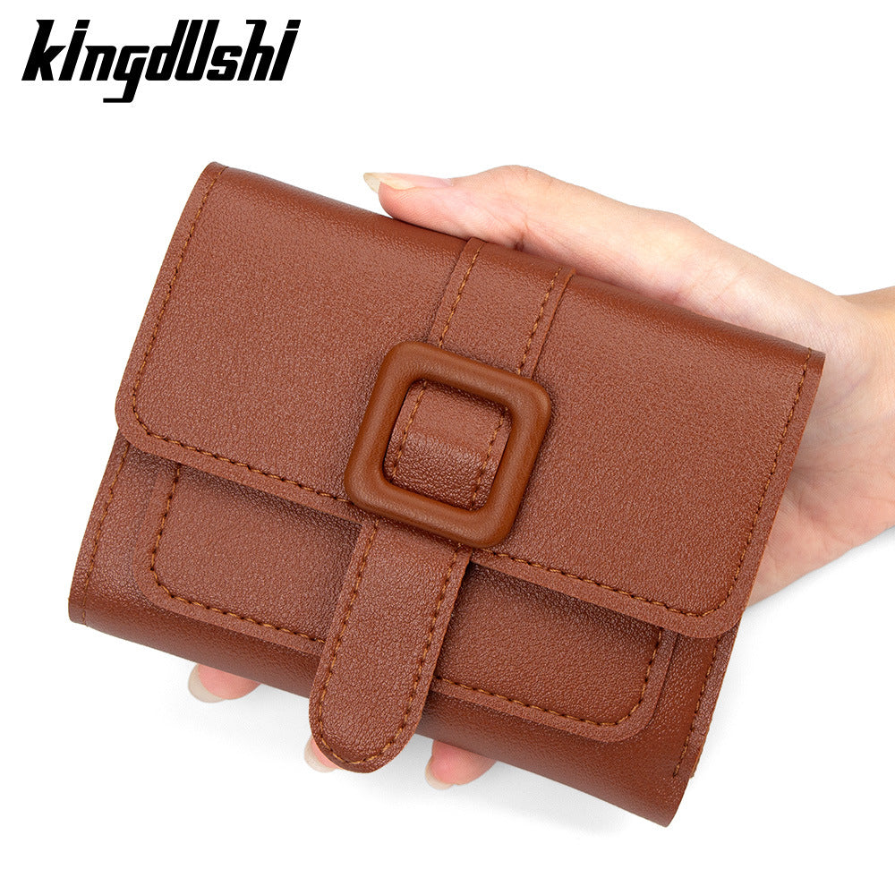 Women's Short Solid Color Summer High Sense Coin Purses
