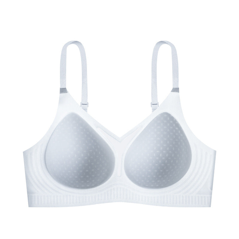 Women's Silk Underwear Small Chest Push Up Mesh Breathable Everyday Bras