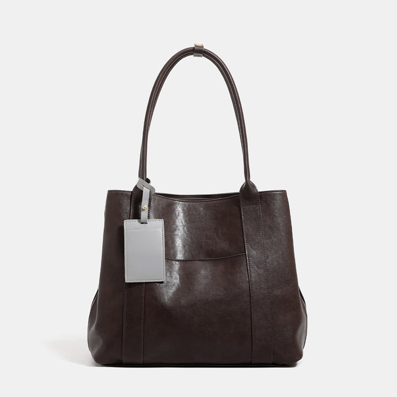 Women's Large Capacity Retro Super Popular Commuter Underarm Women's Shoulder Bag