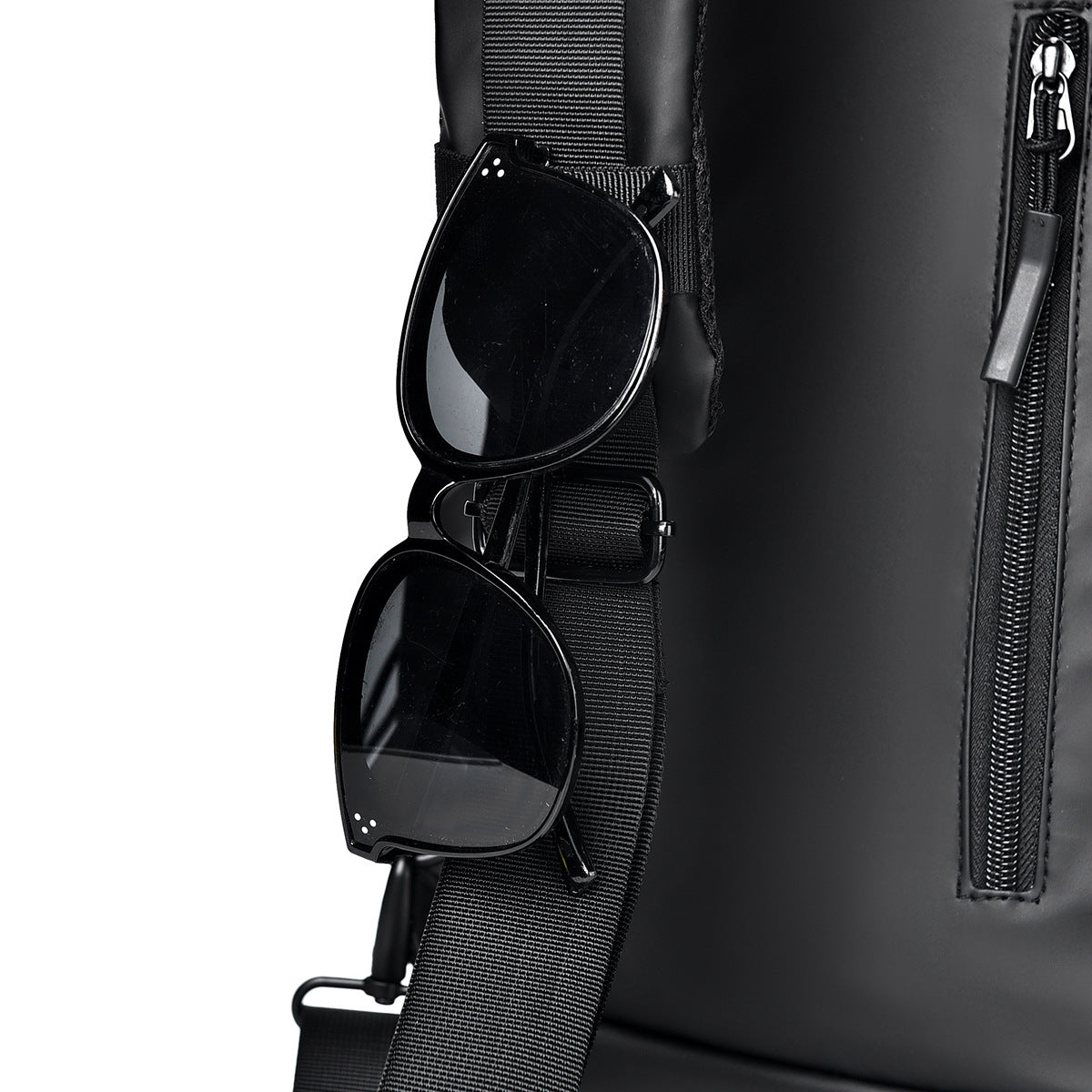 Men's Derm Urban Simple Black Trendy Men's Chest Bags