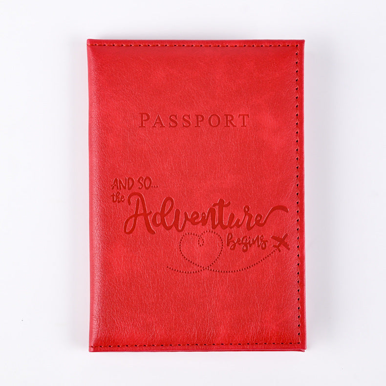 Grain Color Changing Passport Cover Ticket Card Holder