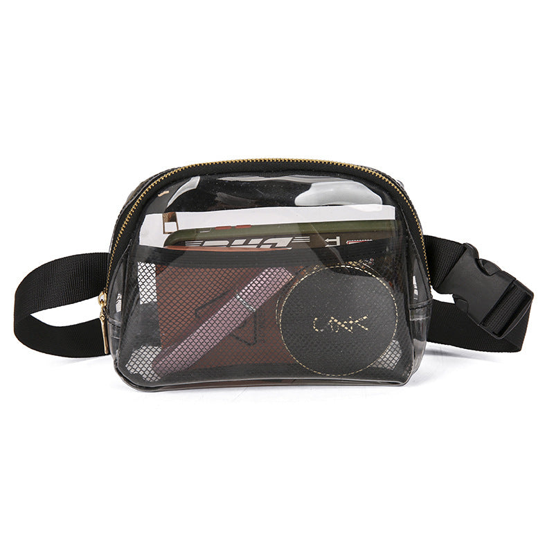 Pretty Women's Transparent Summer White Ditch Bags