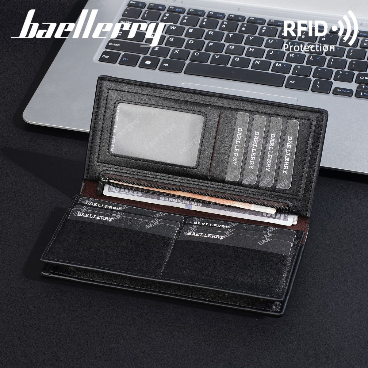 Men's Multiple Slots Credit Swiping High Sense Thin Men's Wallet