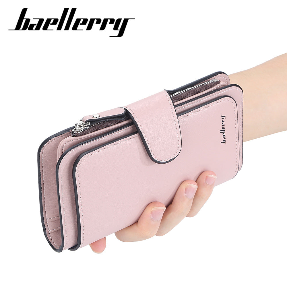 Women's Korean Style Multiple Slots Zipper Fashion Ladies Wallet