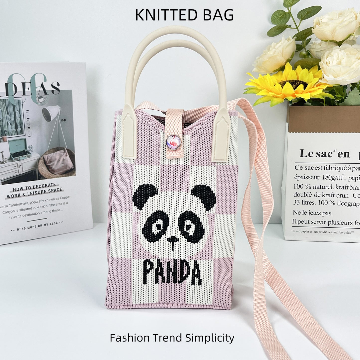 Pretty Knitted Mobile Mason Korean Mini Bags