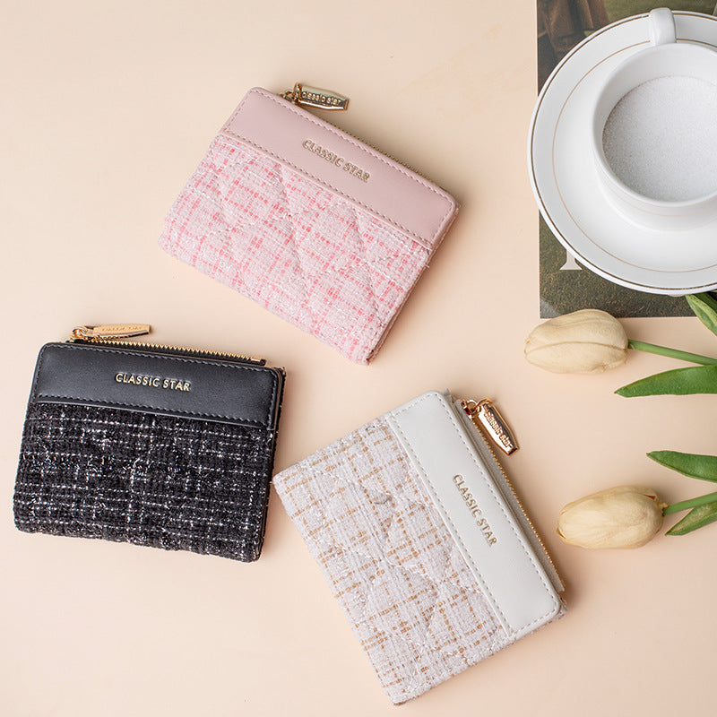 Women's Korean Style Short Classic Cute Ladies Wallets