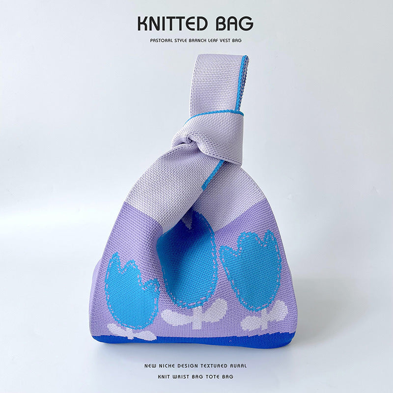 Series Knitted Versatile Large Capacity Commuter Holiday Bags