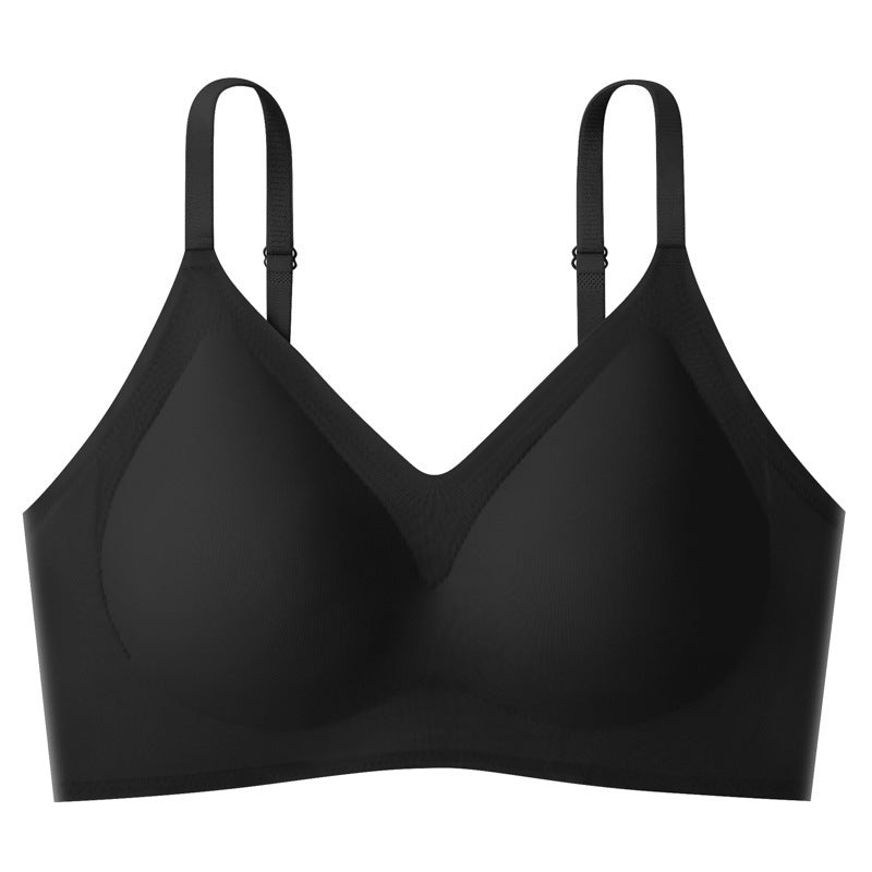 Women's Shoulder Strap Jelly Underwear Seamless Wireless Bras