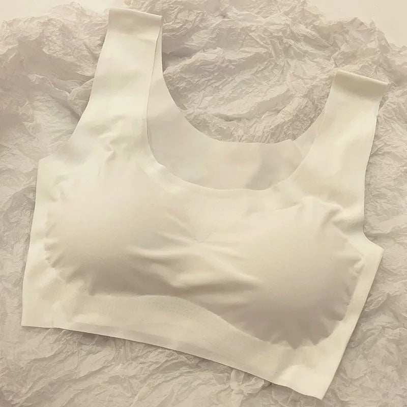 Women's Development Middle School Tube Top Shockproof Bras