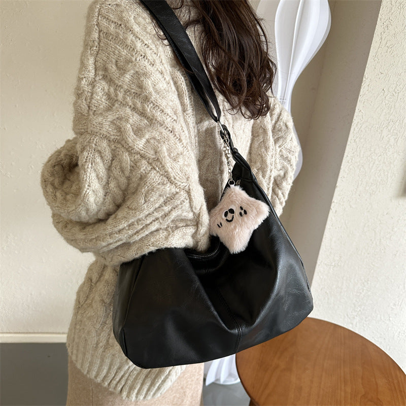 Retro Niche Commuter Winter Female Korean Shoulder Bags