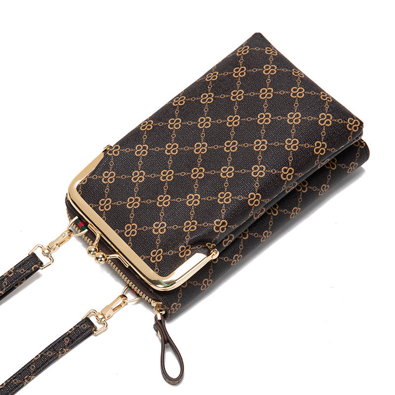 Women's Cell Fashion Presbyopic Zipper Mini Phone Bags