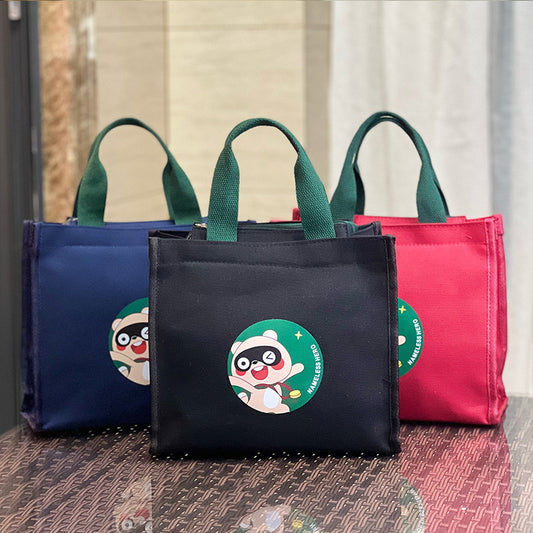 Cute Bear Lunch Box Hand Carrying Large Capacity For Handbags
