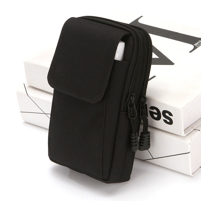 Men's Mobile Solid Color Vertical Guard Portable Phone Bags