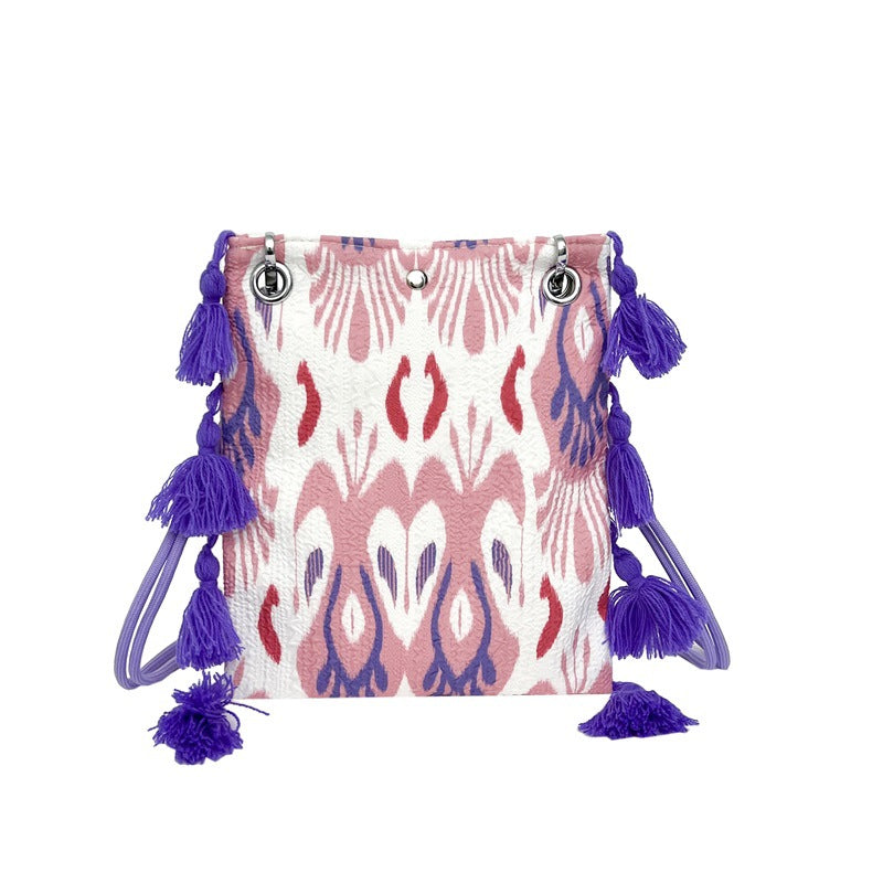 Aides Pattern Mobile Element Personality Art Ethnic Women's Messenger Bag