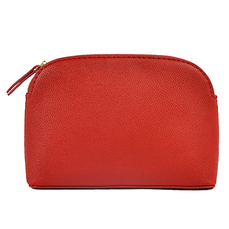 Solid Color Style Cute Good-looking Atmospheric Shell Cosmetic Bags