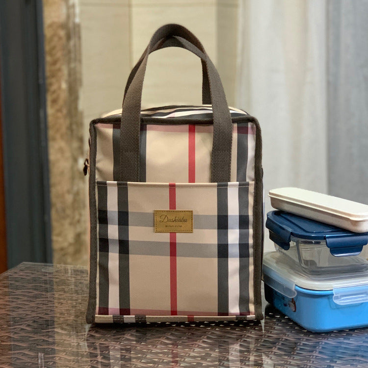 Korean Style Waterproof Thermal Preservation Lunch Box Octave Music Gun Handbags