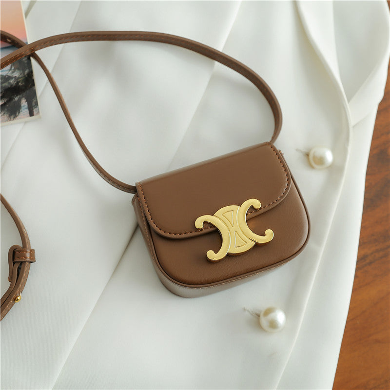 Classy Creative Mini Metal Catch Arc Crossbody Bags