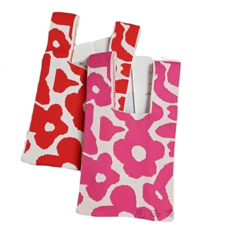 Korean Style Woolen Yarn Fashion Simple Knitted Handbags