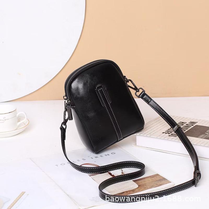 Women's Mobile For Affordable Luxury Fashion Retro High-grade Oil Women's Messenger Bag