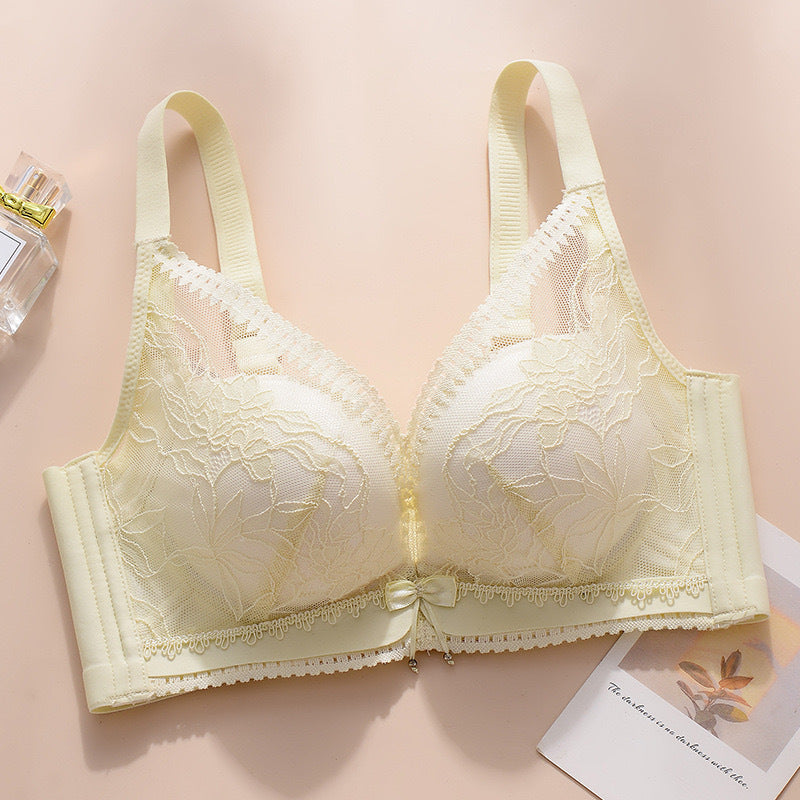 Women's Up Breast Holding Adjustable Large Sexy Lace Bras