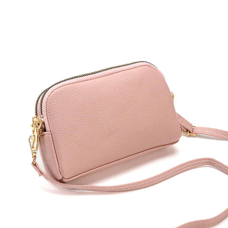 Women's One Large Capacity Shell Mobile Zipper Crossbody Bags