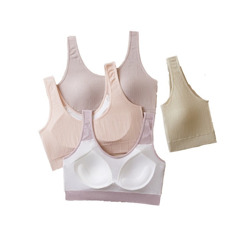 Chest Gather Comfortably Seamless Vest Fat Tanks Camis