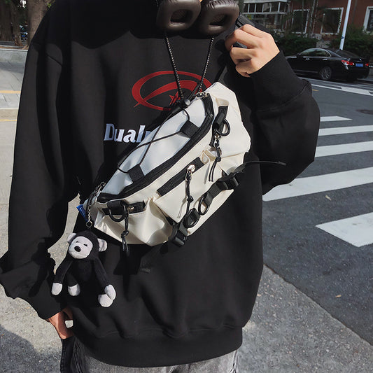 Men's Fashion Versatile Tooling Simple Couple Men's Chest Bags