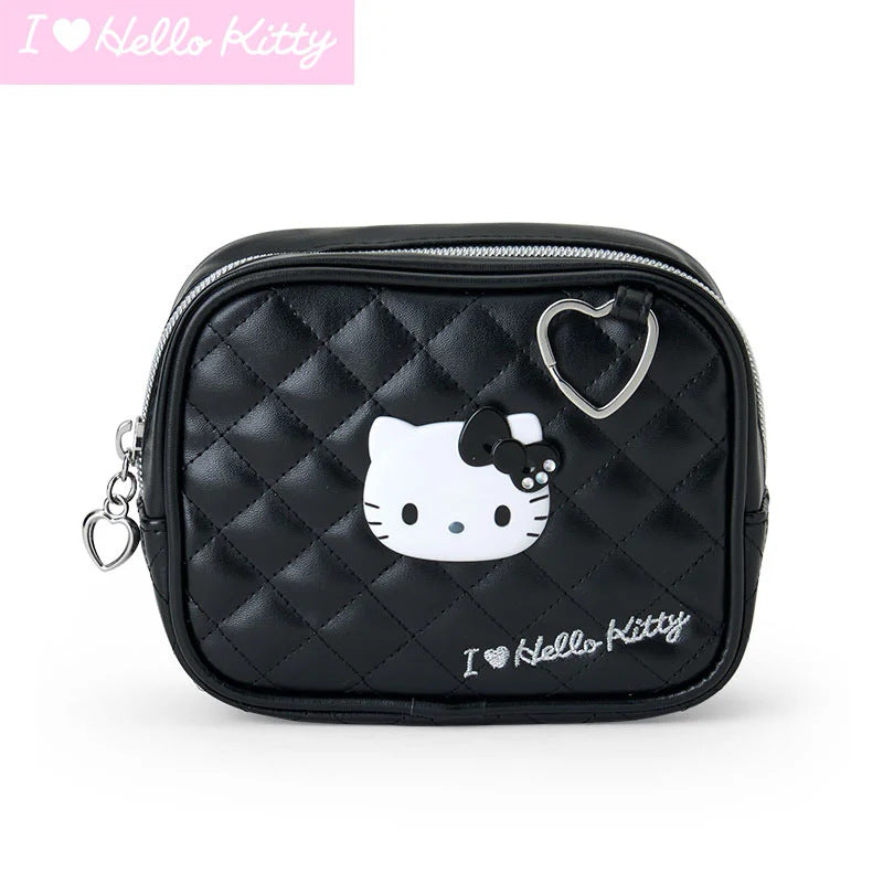 Cute Cat Storage Heart Rhombus Portable Makeup Bag