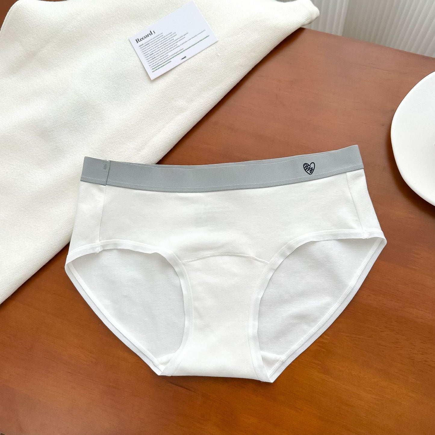 Women's Lengthened Crotch Purified Cotton Underwear Pure Panties