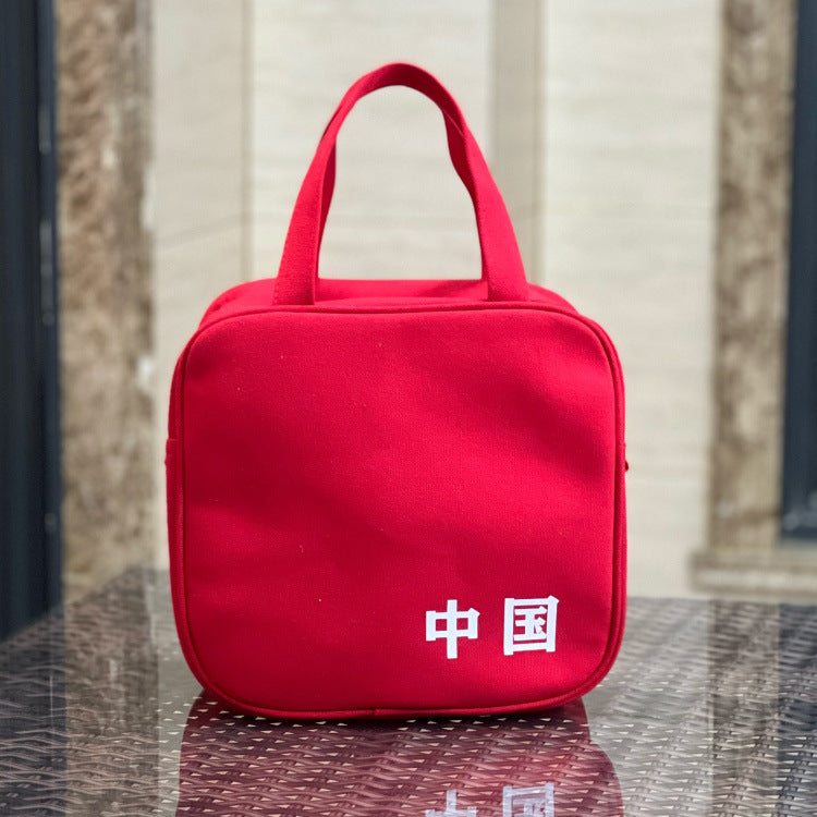 Style Cute Large Capacity Lunch Box Handbags