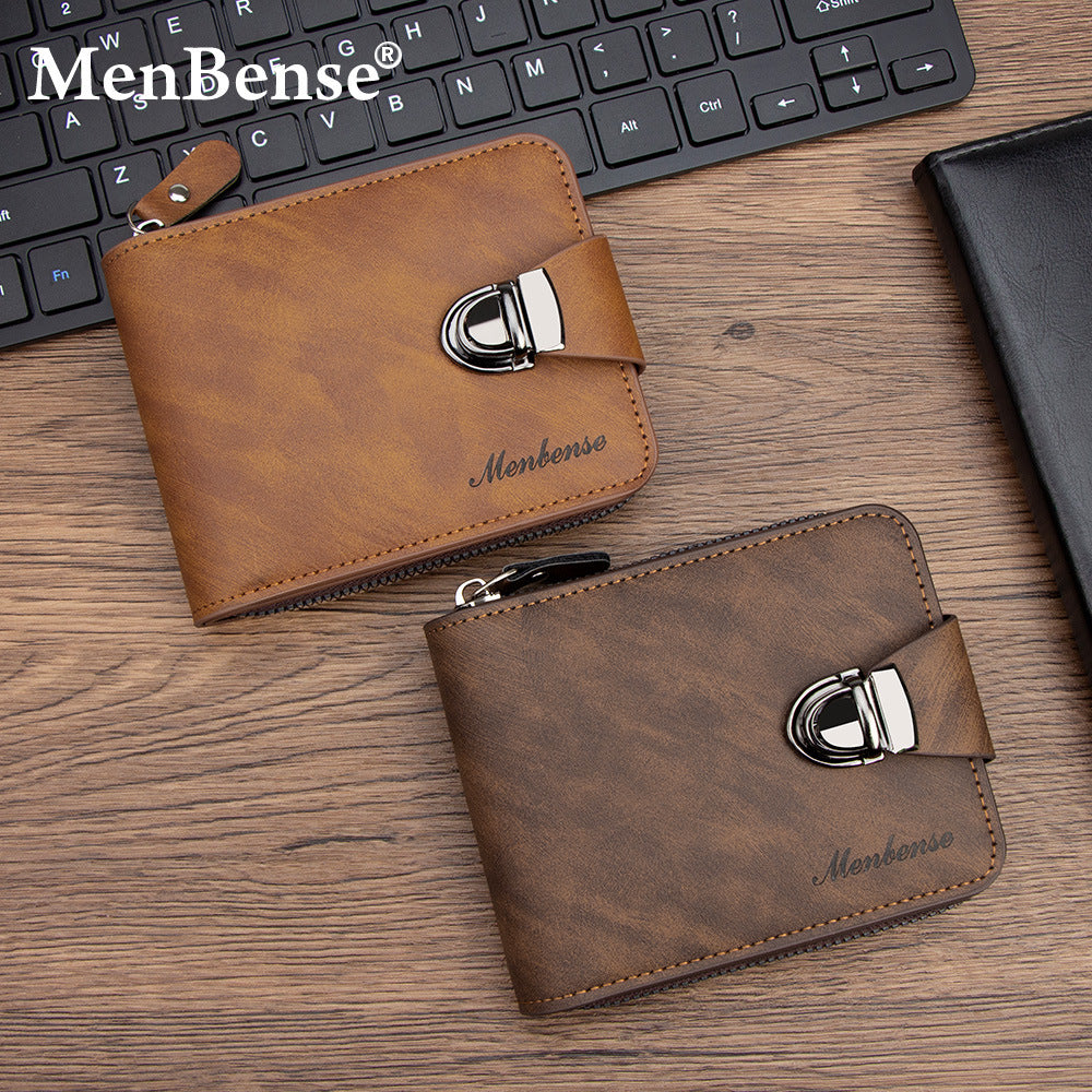 Men's Fashion Twist Short Loose-leaf Chain Hinge Bags