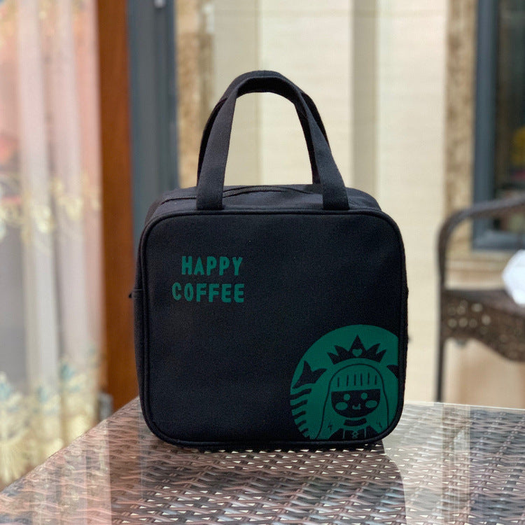 Style Cute Large Capacity Lunch Box Handbags