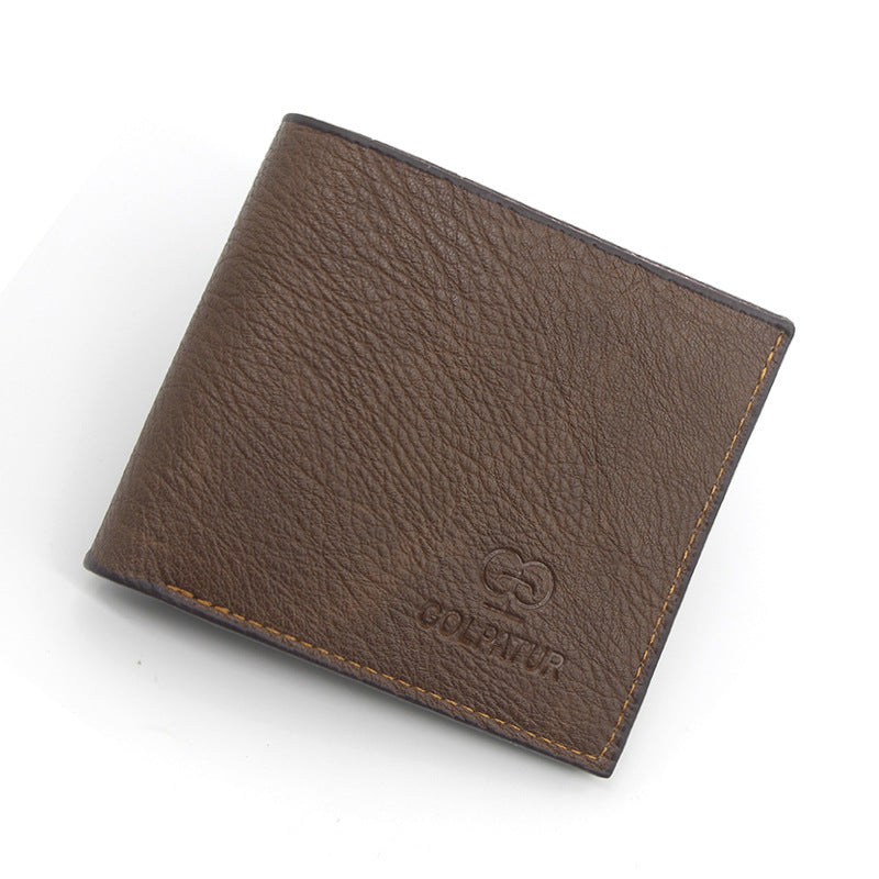 Men's Hot Short Fashion Simple Solid Color Men's Wallets