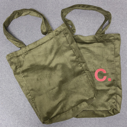 Unique Cool Comfortable Pretty Corduroy Shopping Handbags