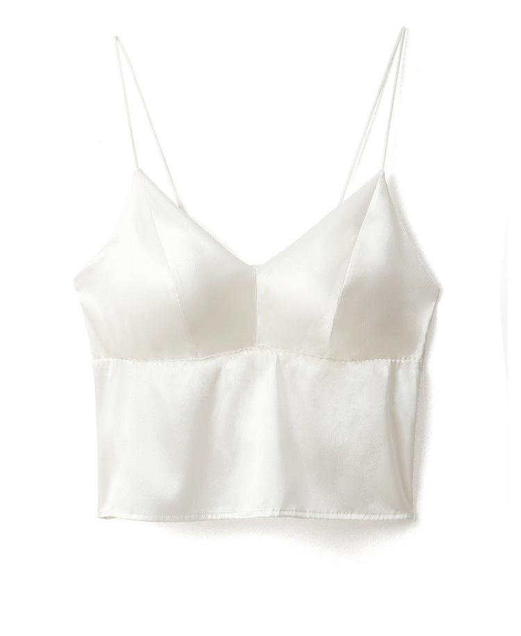 Women's Beauty Back Vest Pad Strap Underwear Tanks Camis