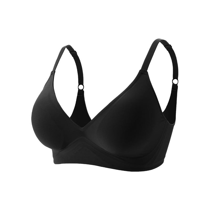 Women's Cartoon Chest Underwear Small Flat Gathered Lingerie Sets