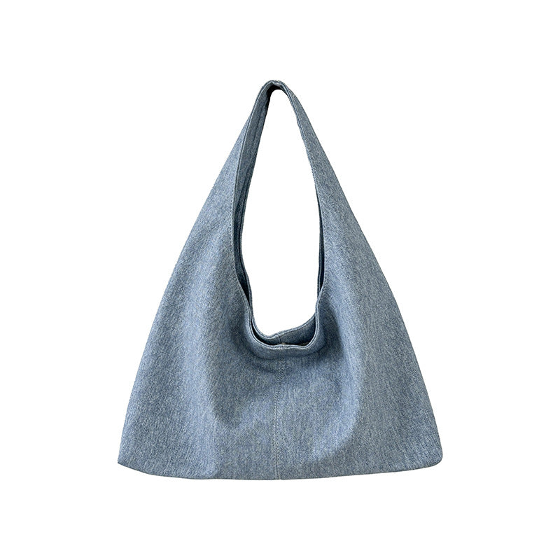 Large Capacity Underarm Korean Style Solid Color Fashion Bags