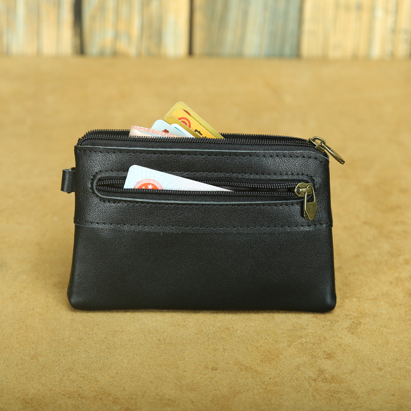 Men's Retro Genuine Leather First Layer Cowhide Coin Purses