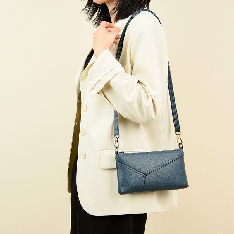 Women's Summer Fashion Mom Simple Texture Soft Handbags