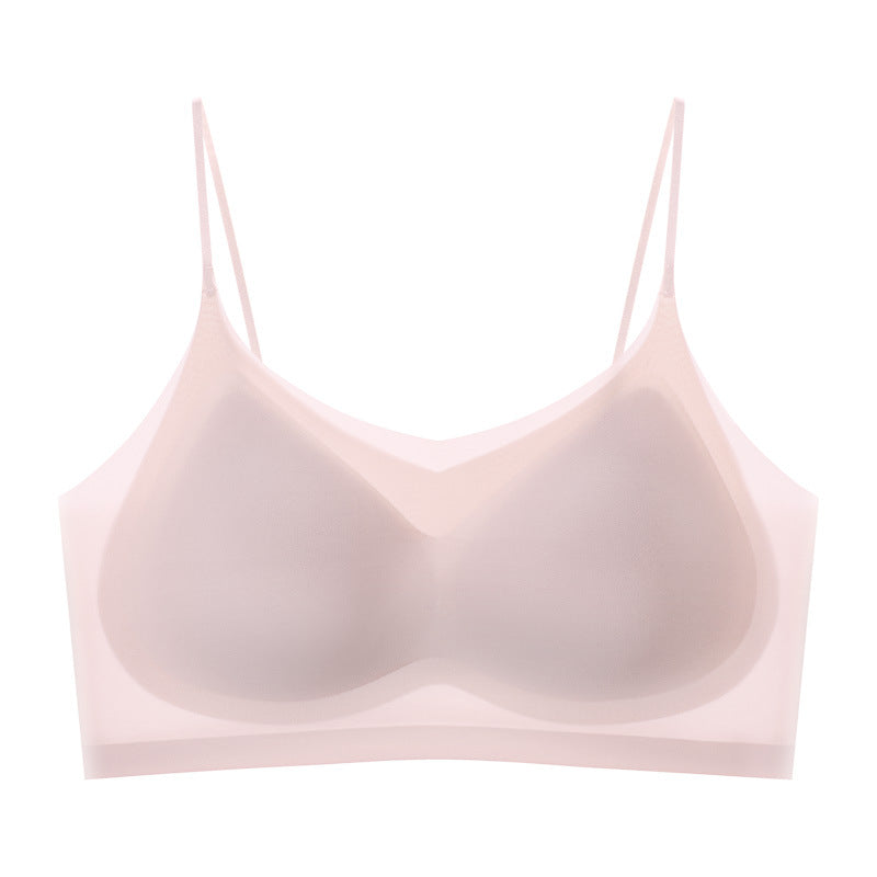 Women's Small Chest Push Up Ice Silk Seamless Everyday Bras