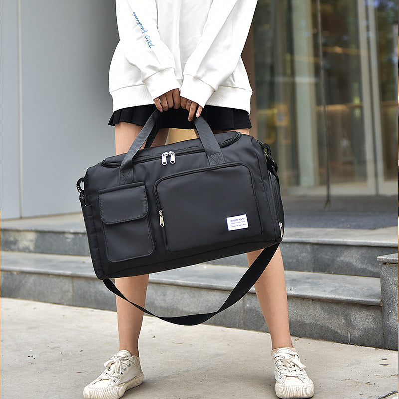 Women's Capacity Hand-held Dry Wet Separation Short Travel Bags