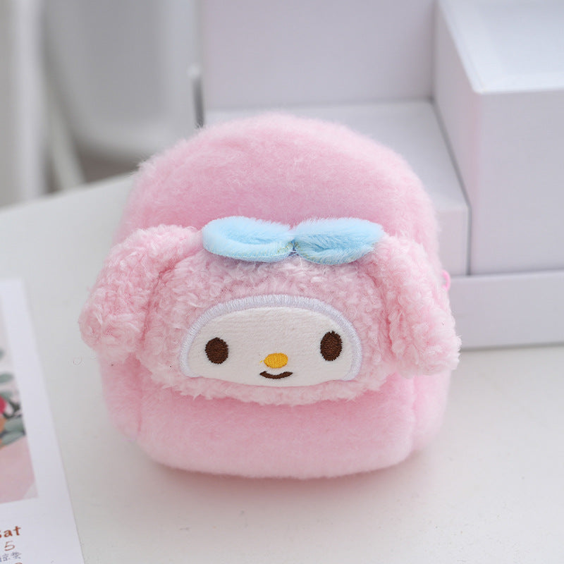 Fashion Long Wool Mini Pendant Chain Coin Purses