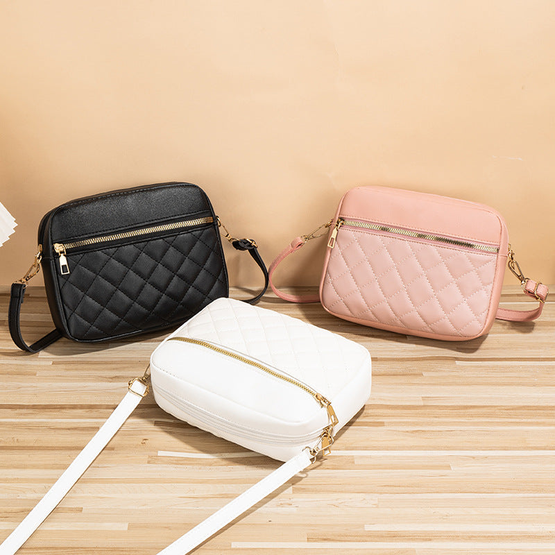 Women's Fashion Leisure Commute Diamond Pattern Women's Shoulder Bag